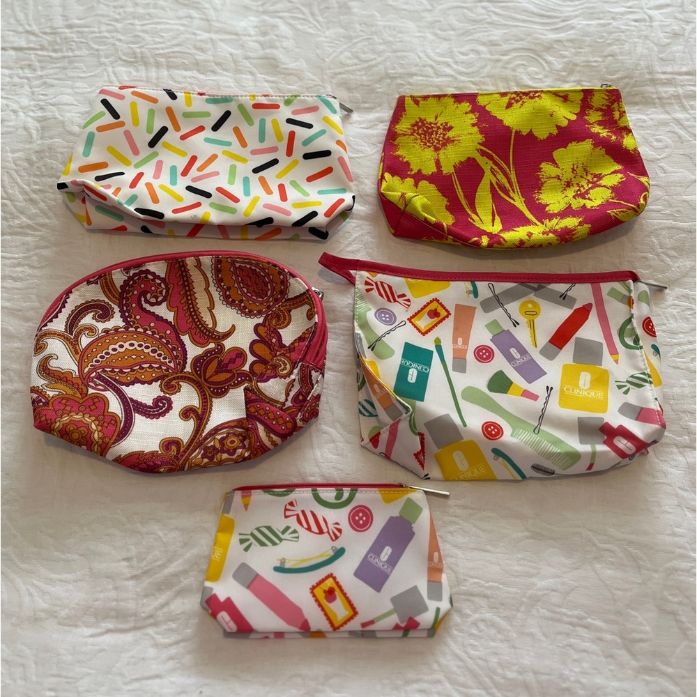 Lot of Clinique Cosmetic Bags